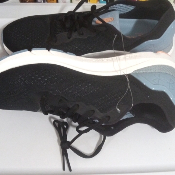 UNDER ARMOUR BLACK BLUE GRANITE HOVR SONIC 6 SNEAKERS SIZE 12 NWT - Picture 3 of 9